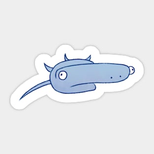 Goofy shark Sticker